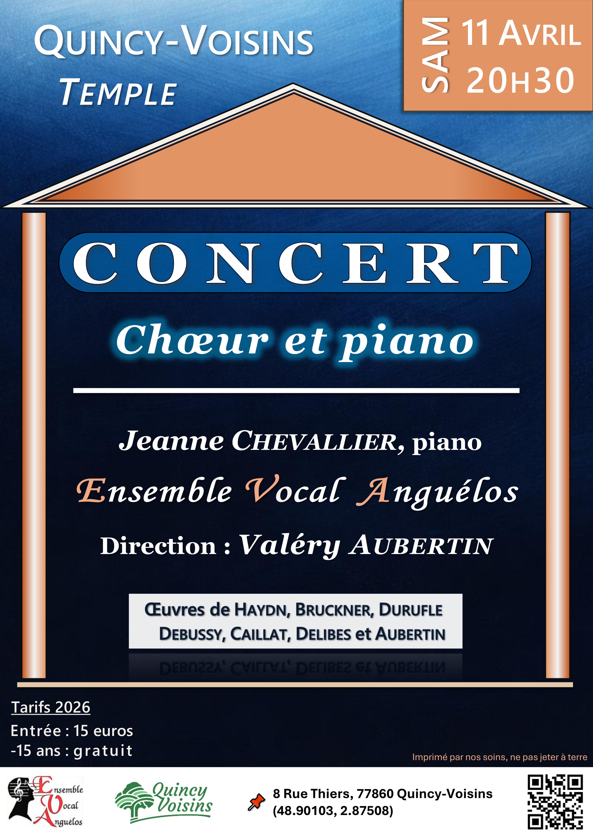 Affiche concert septembre 2025